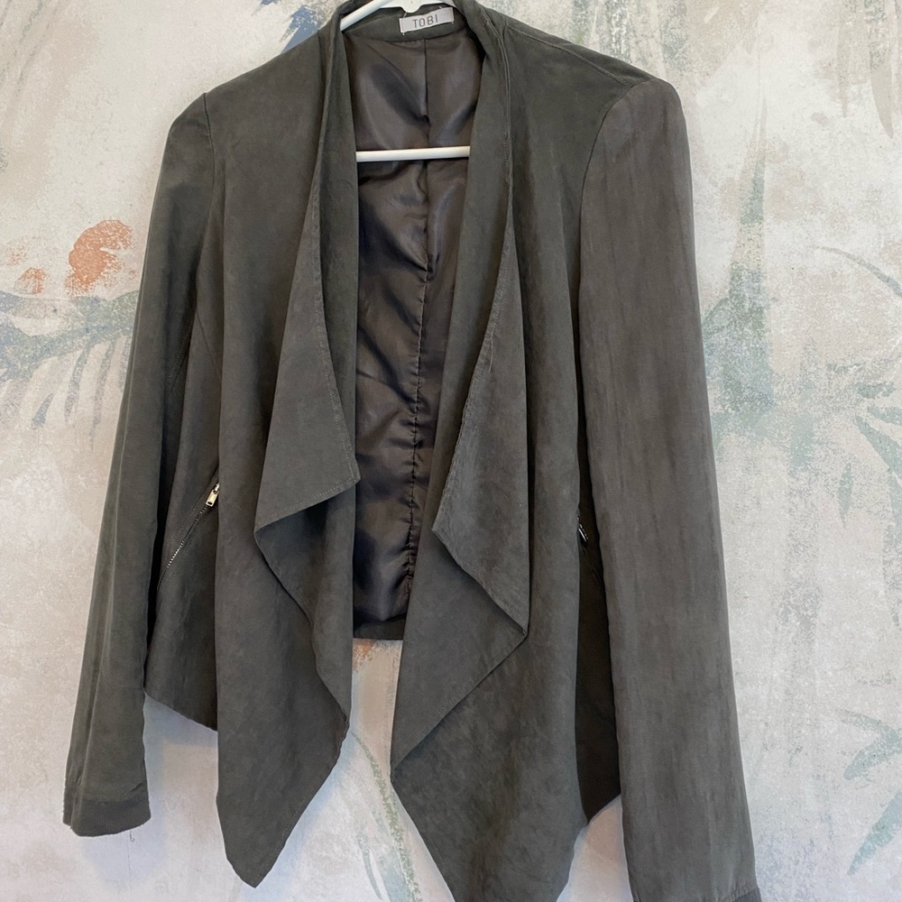 Tobi Blazer with zipper pockets